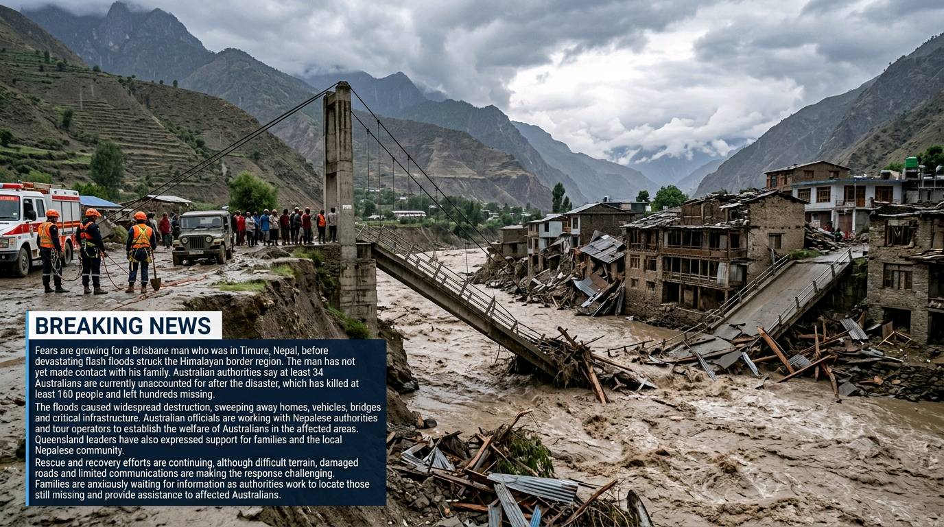 Brisbane Man Among Australians Missing After Nepal Floods