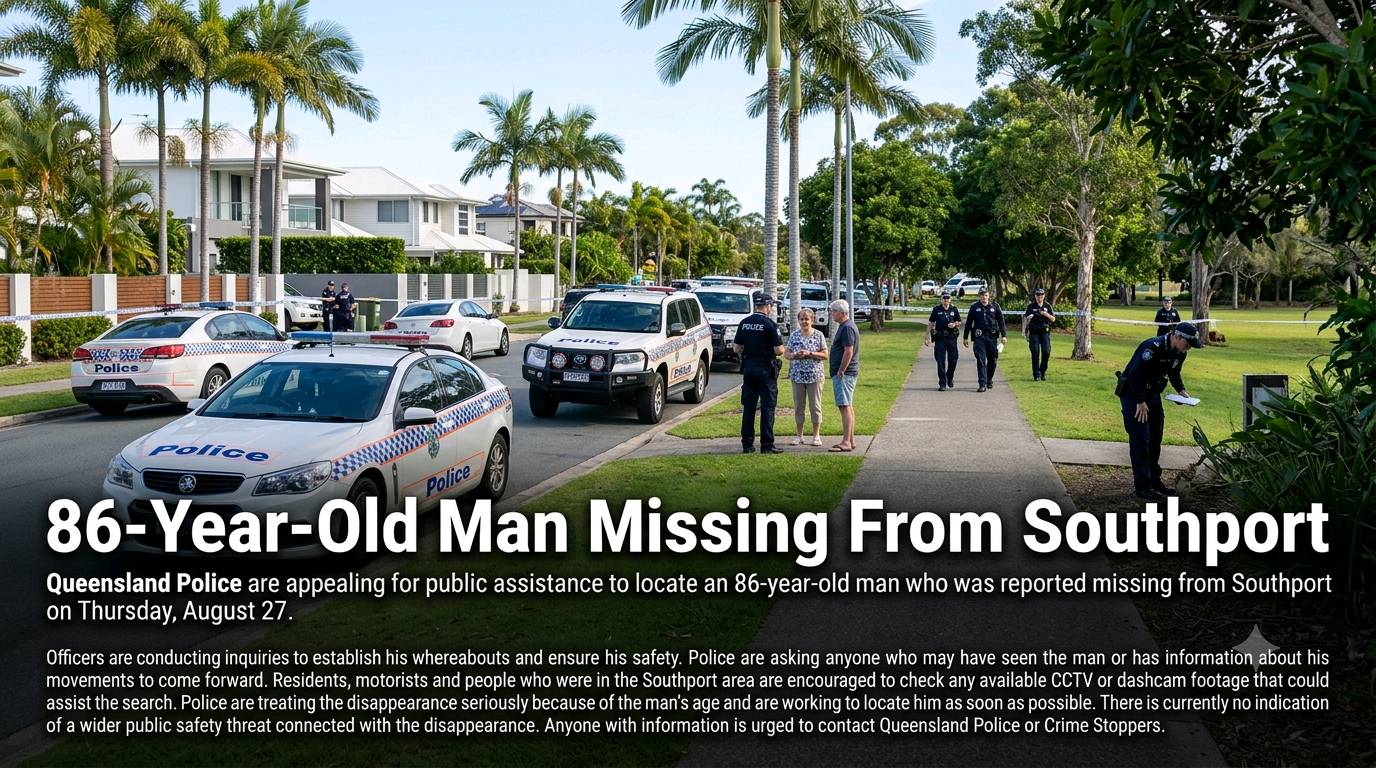 86-Year-Old Man Missing From Southport