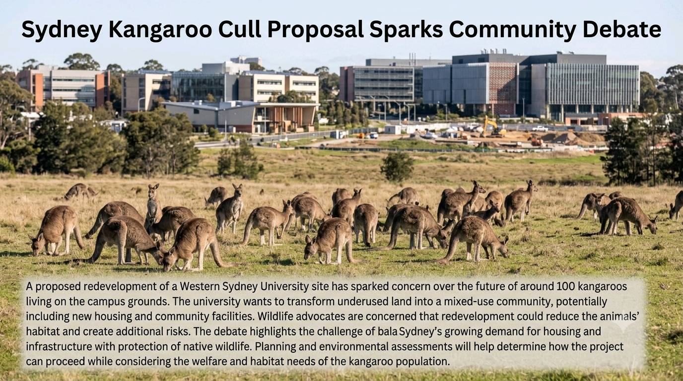 Sydney Kangaroo Cull Proposal Sparks Community Debate