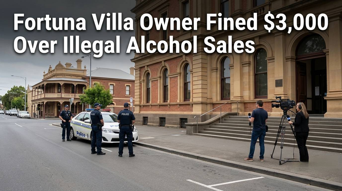 Fortuna Villa Owner Fined $3,000 Over Illegal Alcohol Sales