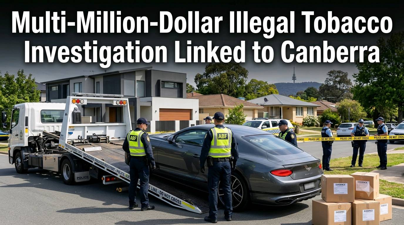 Multi-Million-Dollar Illegal Tobacco Investigation Linked to Canberra