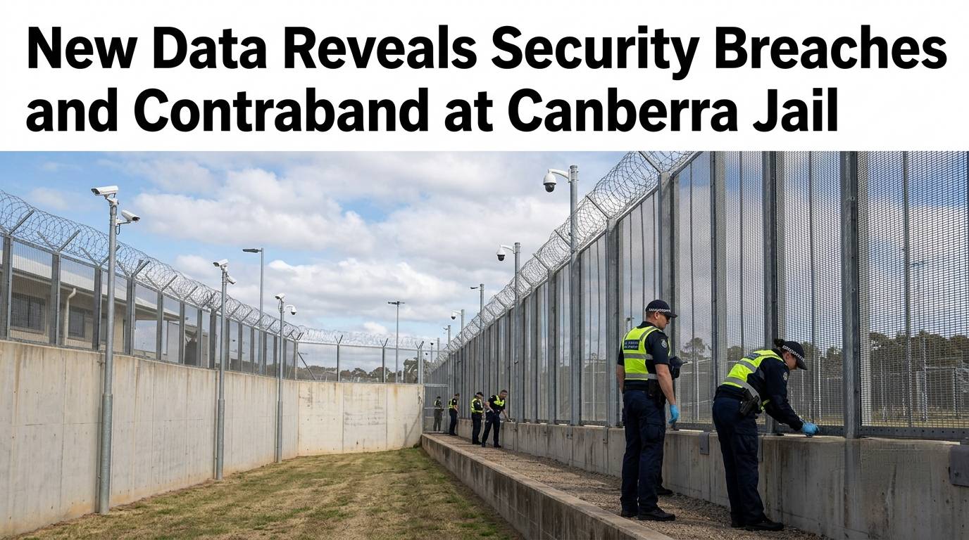 New Data Reveals Security Breaches and Contraband at Canberra Jail