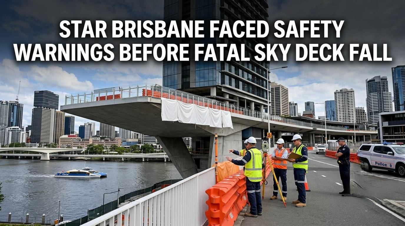 Star Brisbane Faced Safety Warnings Before Fatal Sky Deck Fall