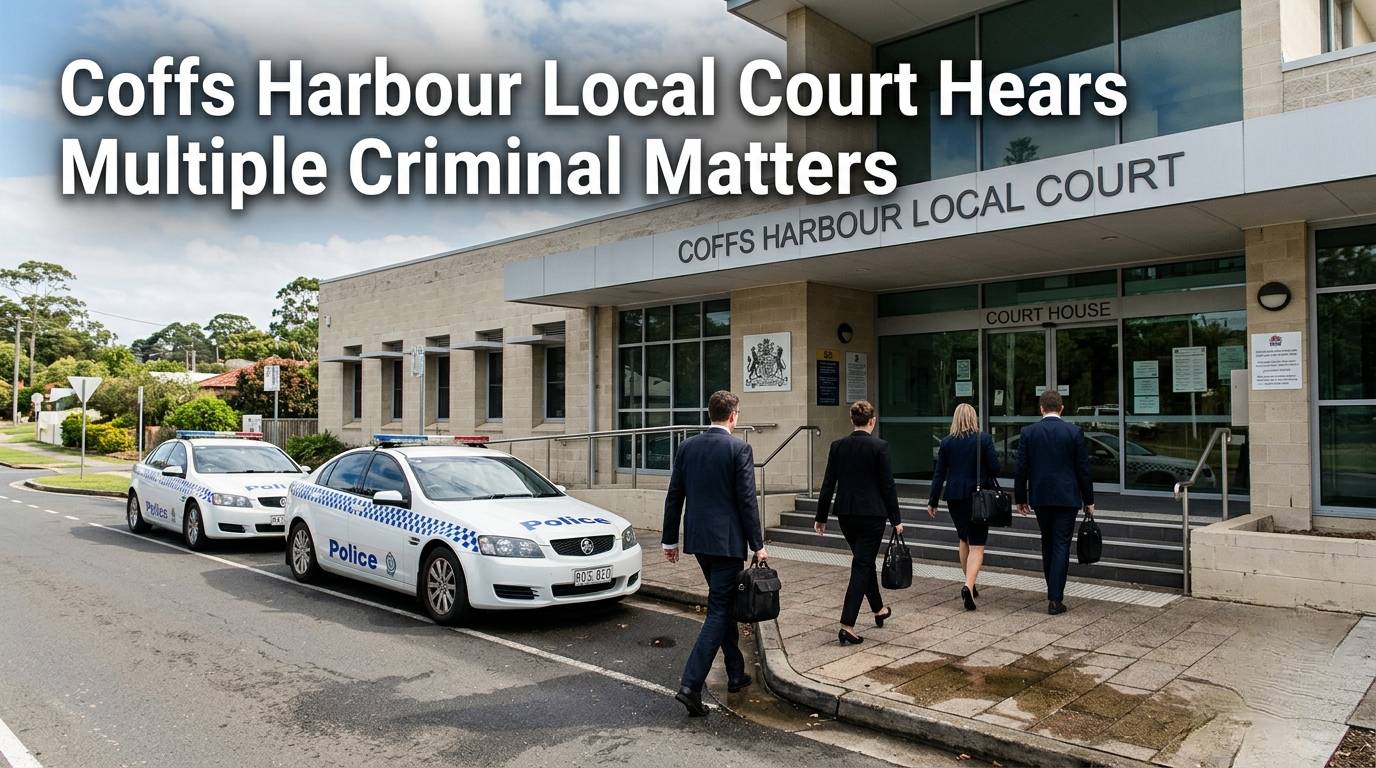 Coffs Harbour Local Court Hears Multiple Criminal Matters