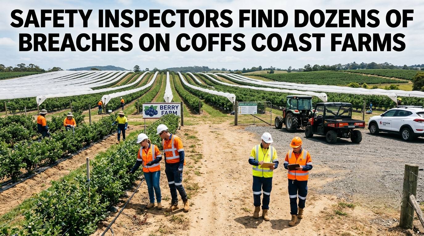 Dozens of Safety Breaches Found in Coffs Coast Agribusiness Blitz