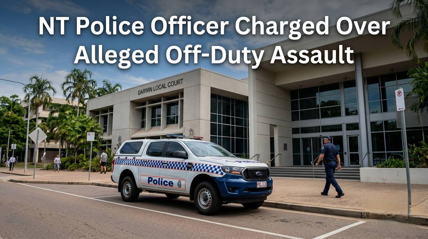 NT Police Officer Charged Over Alleged Off-Duty Assault in Darwin
