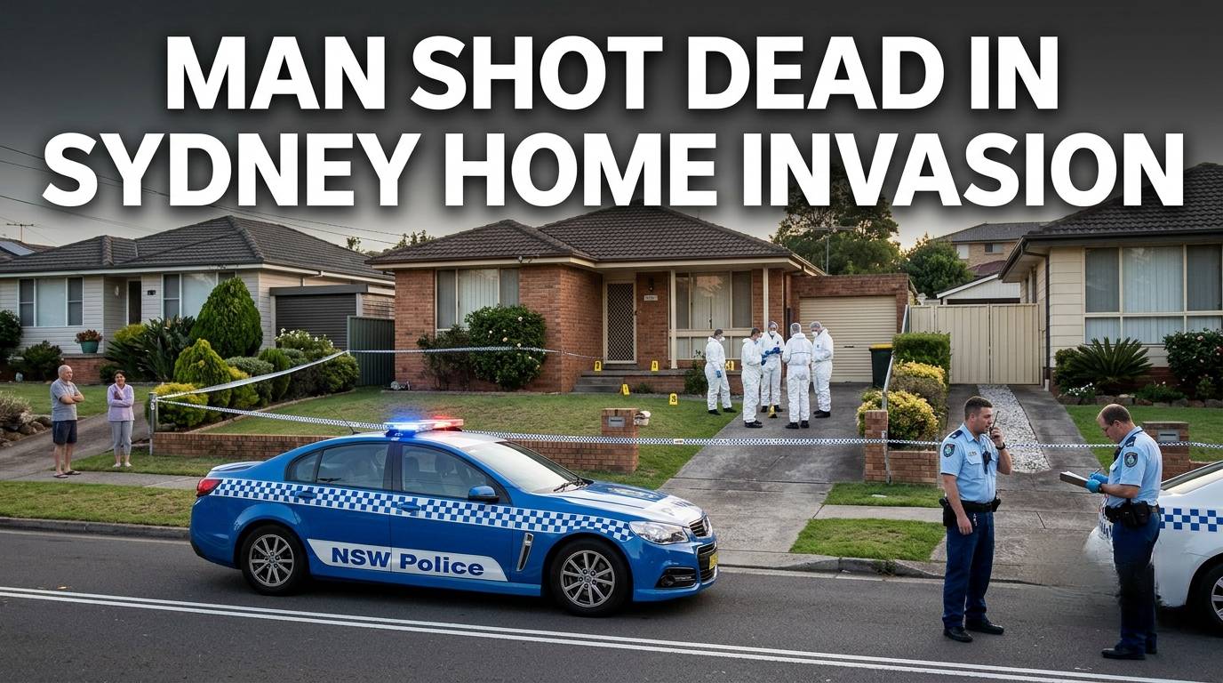 Man Shot Dead During Home Invasion in Sydney’s South-West
