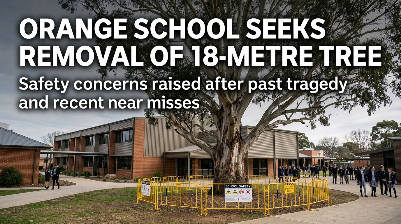 Orange School Seeks Removal of 18-Metre Tree After Student Death and Recent Near Misses