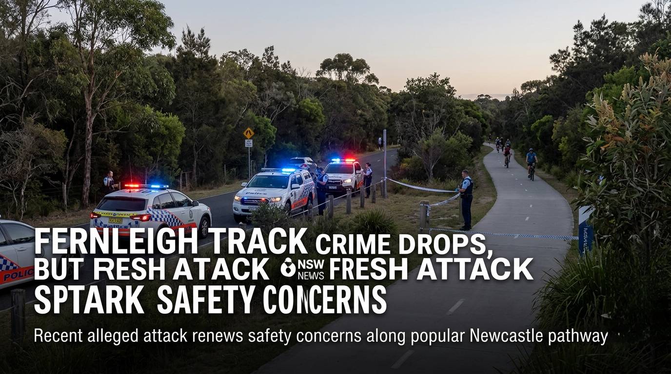 Fernleigh Track Crime Drops, but Fresh Attack Sparks Safety Concerns