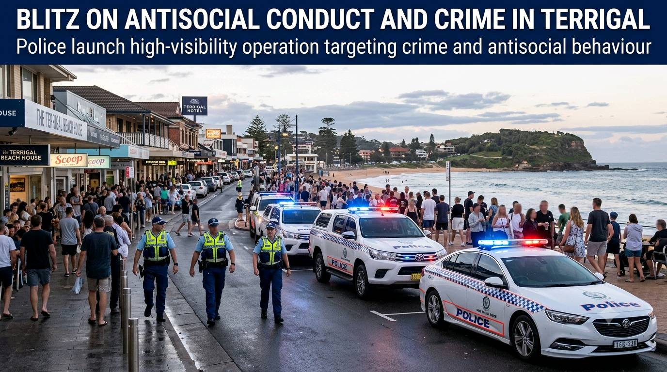 Blitz on Antisocial Conduct and Crime in Terrigal