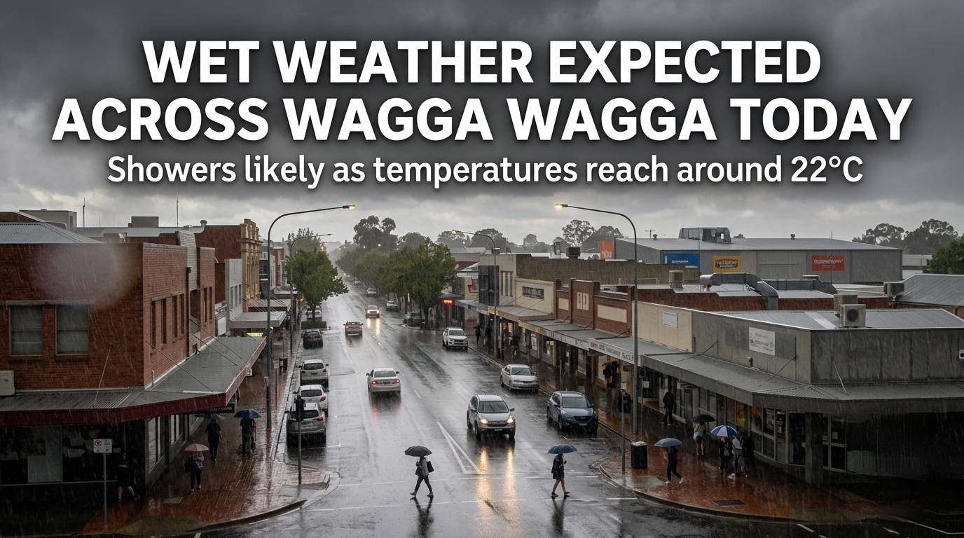 Wet Weather Expected Across Wagga Wagga Today