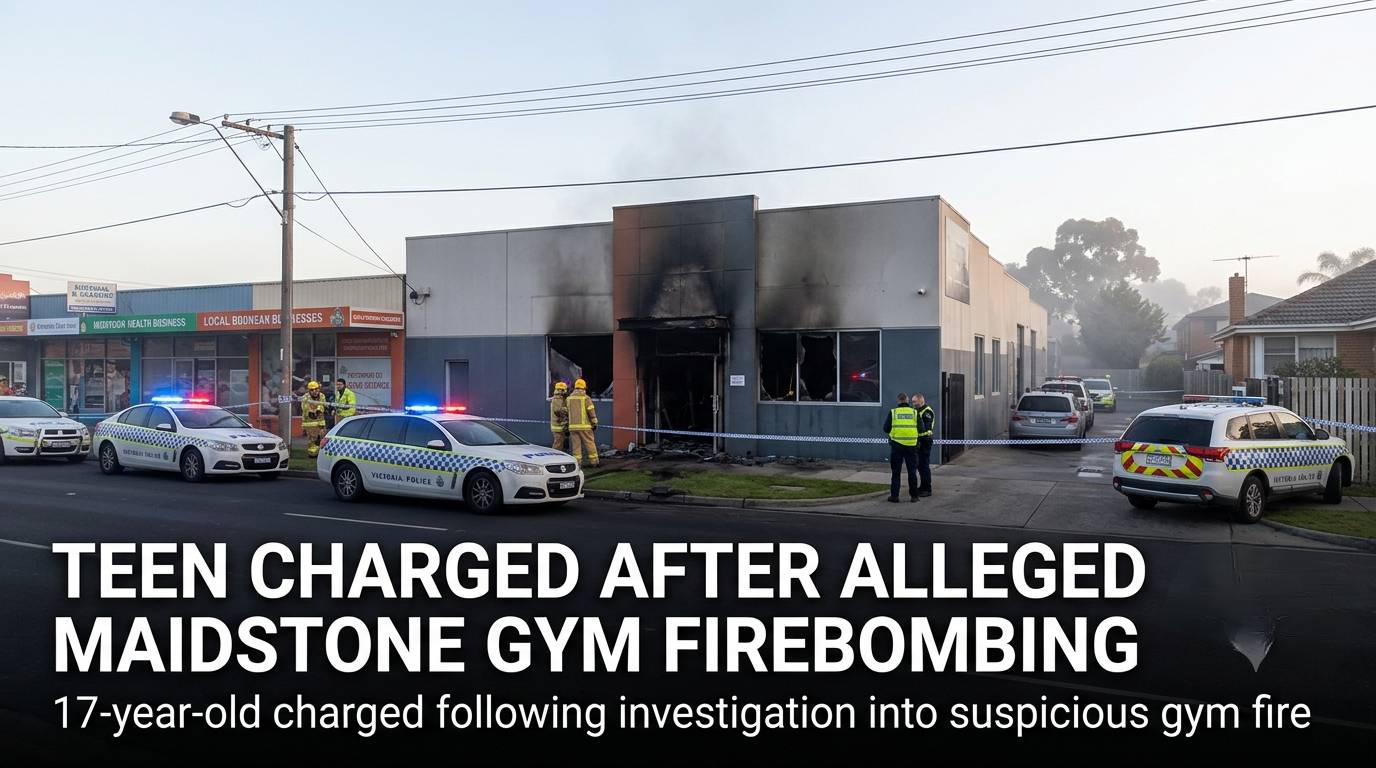 Teen Charged After Alleged Maidstone Gym Firebombing