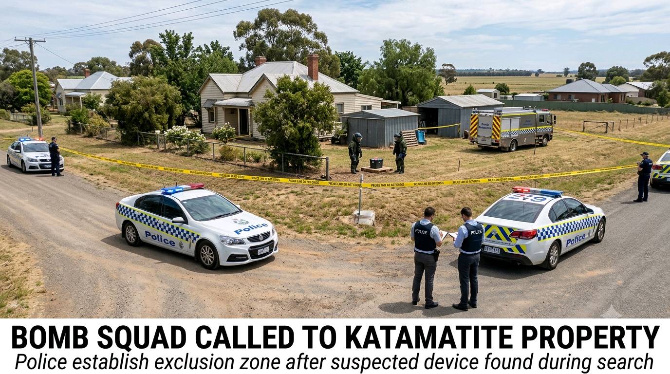 Bomb Squad Called to Katamatite Property After Device Found