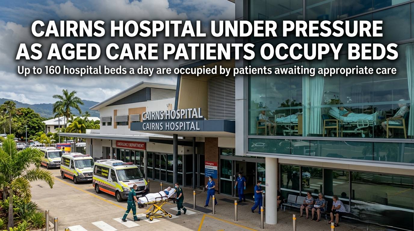 Cairns Hospital Under Pressure as Aged Care Patients Occupy Beds.