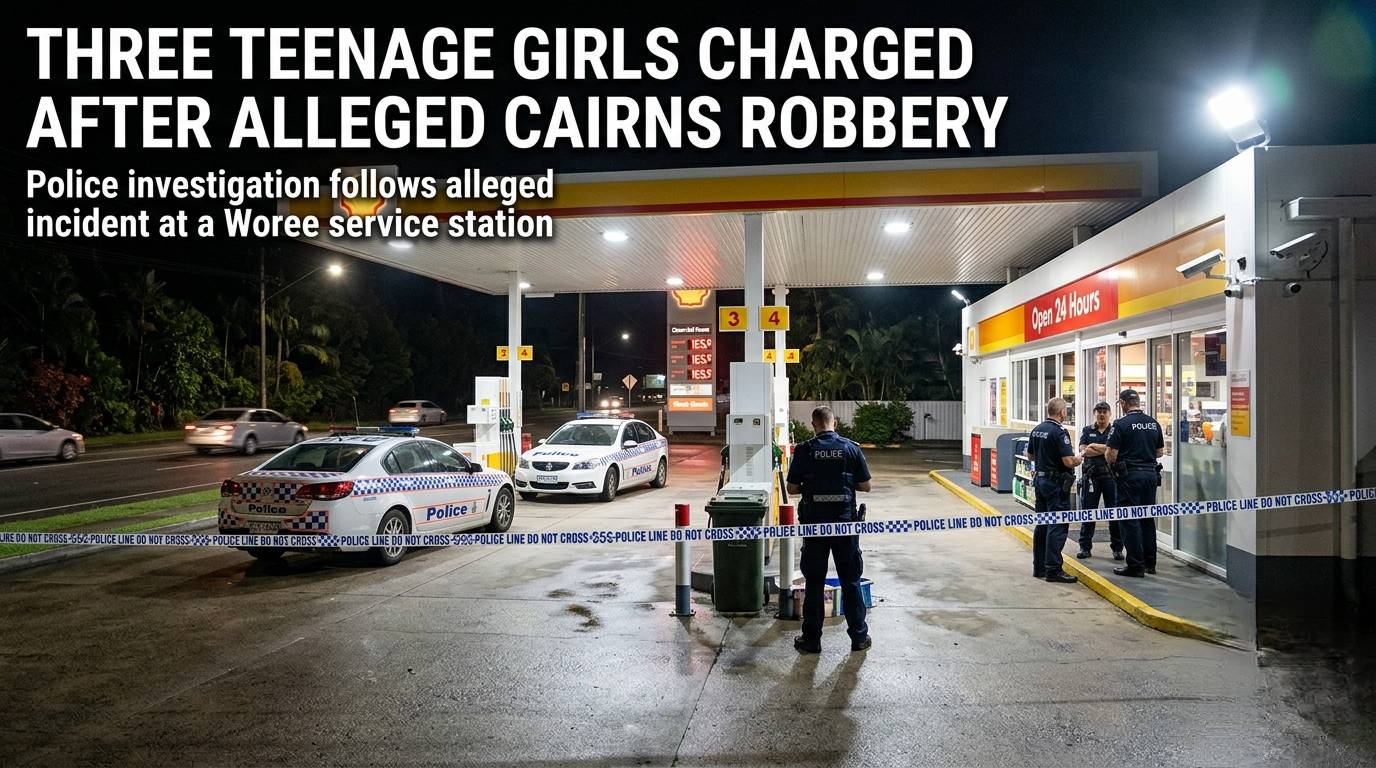 Three Teenage Girls Charged After Alleged Cairns Armed Robbery