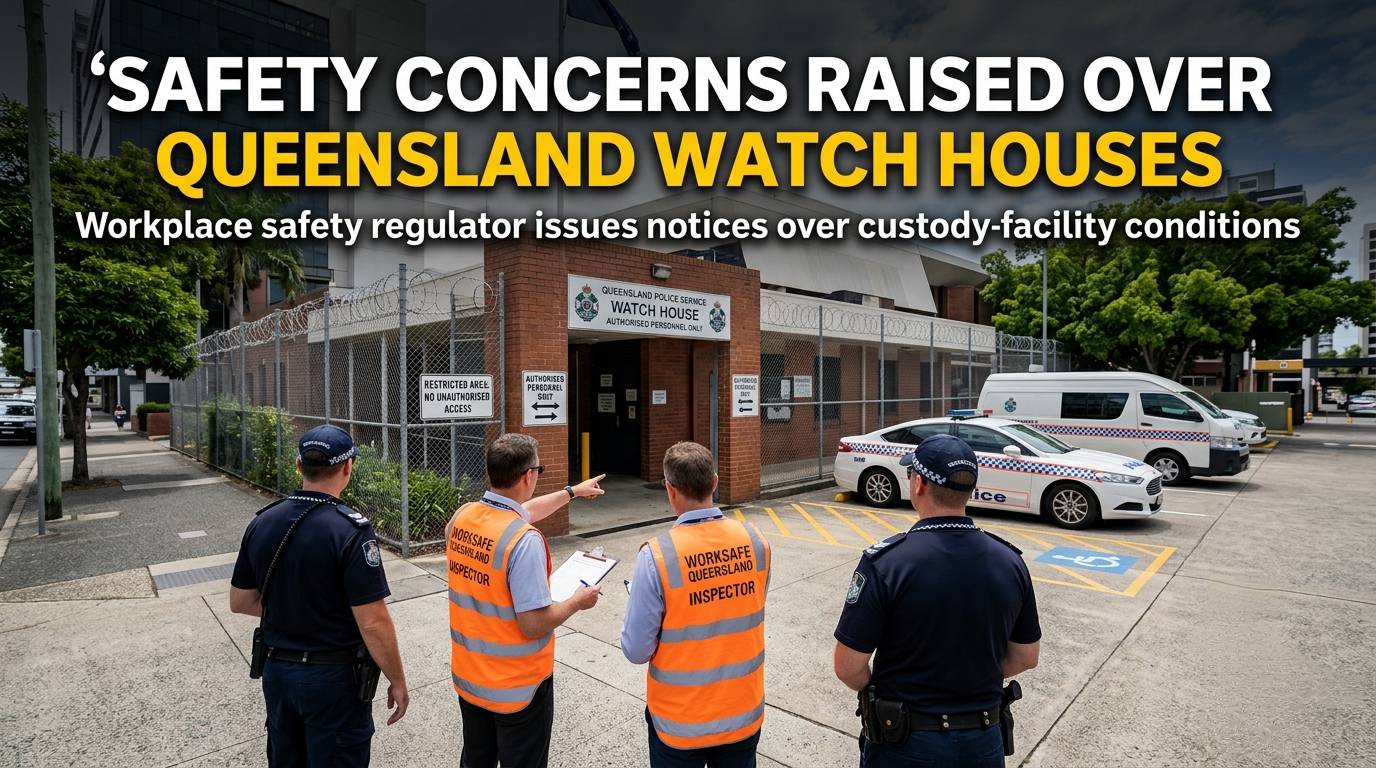 Queensland Police Receive Safety Notices Over Watch House Conditions