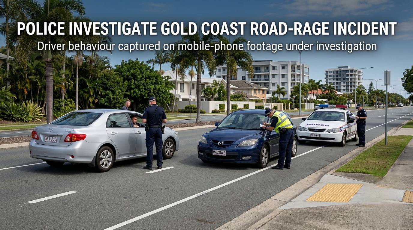 Driver Accused of Racist Gesture in Gold Coast Road-Rage Incident