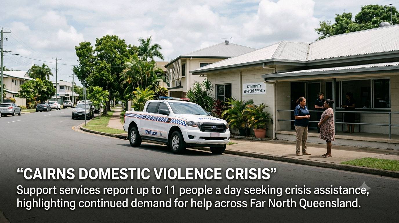 Cairns Domestic Violence Service Reports Major Crisis