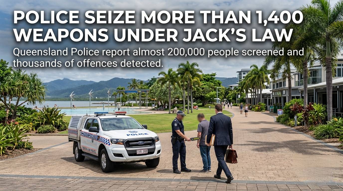 Queensland Police Seize More Than 1,400 Weapons Under Jack’s Law