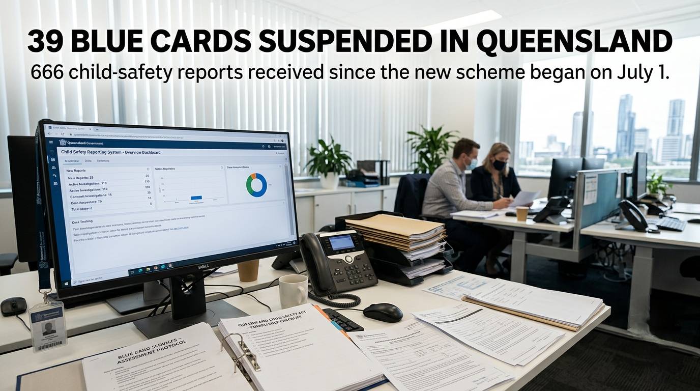 Queensland Suspends 39 Working-With-Children Blue Cards