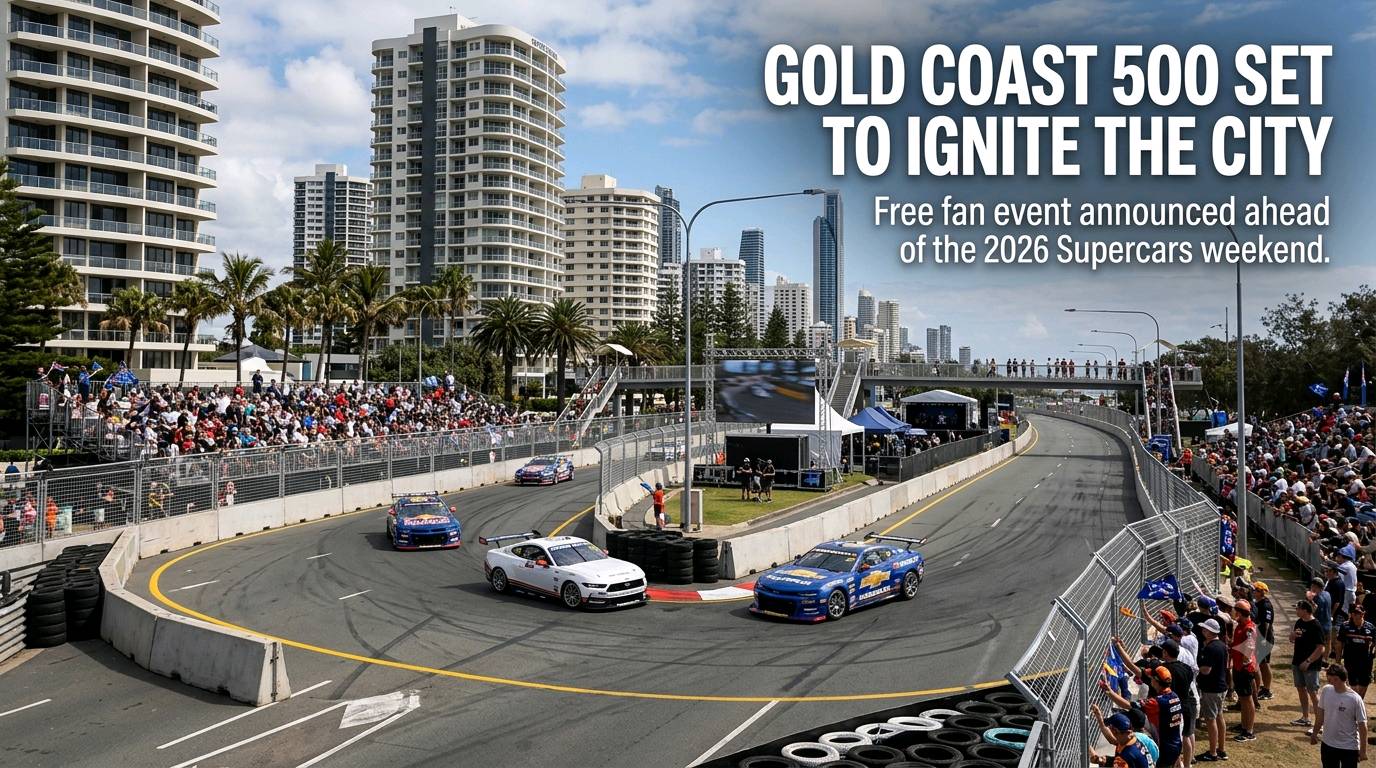 Free Gold Coast 500 Fan Event to Launch 2026 Supercars Weekend