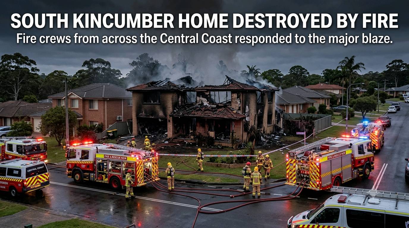 South Kincumber Home Destroyed by Fire