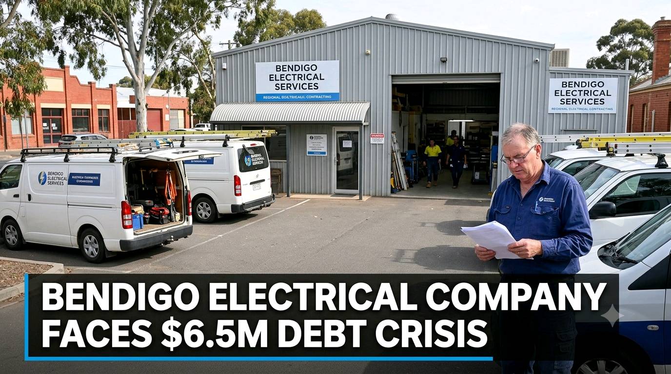 Bendigo Electrical Company Faces $6.4 Million Debt Crisis