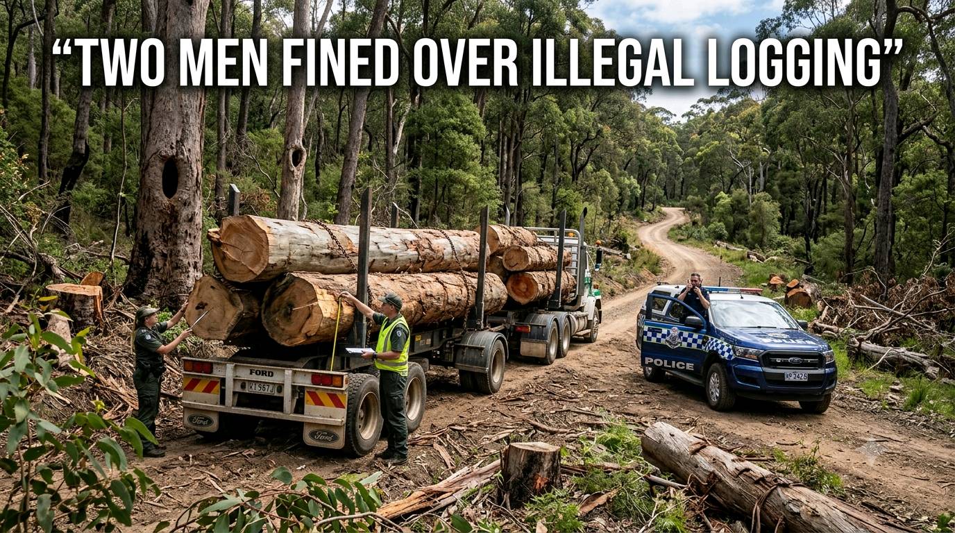 Two Transport Workers Convicted Over Illegal Logging Near Bendigo