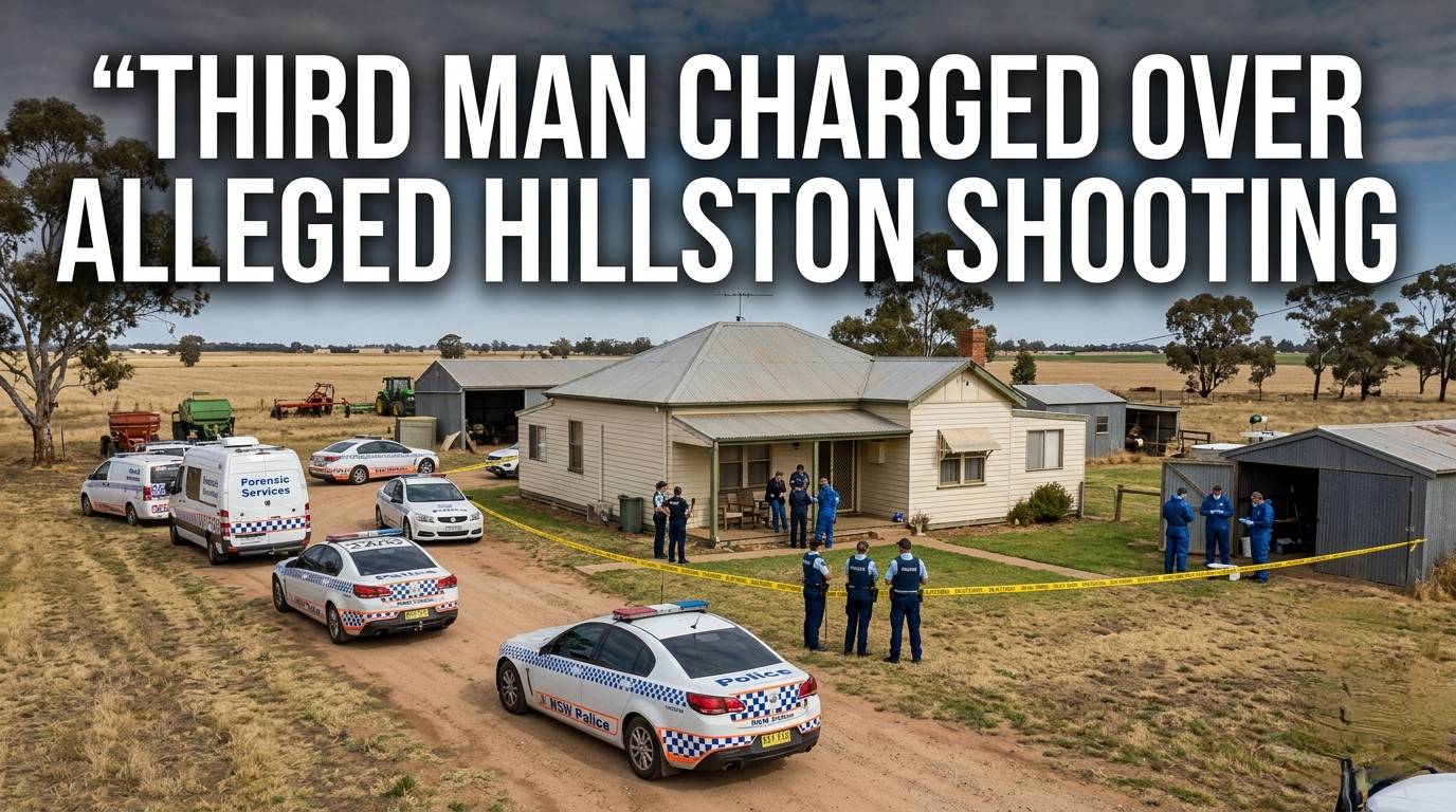 Third Man Charged Over Alleged Hillston Shooting