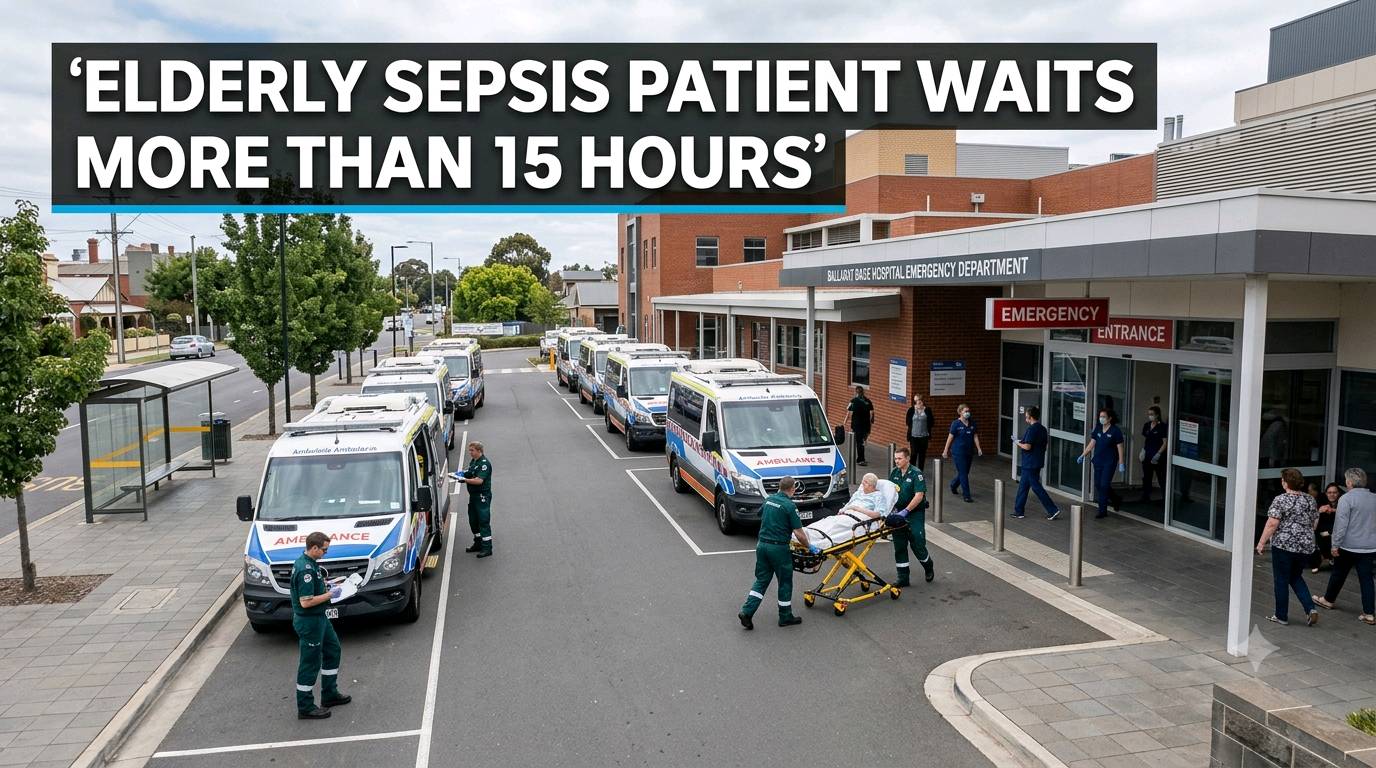 Elderly Sepsis Patient Waits More Than 15 Hours at Ballarat Base Hospital Amid Ambulance Ramping Crisis