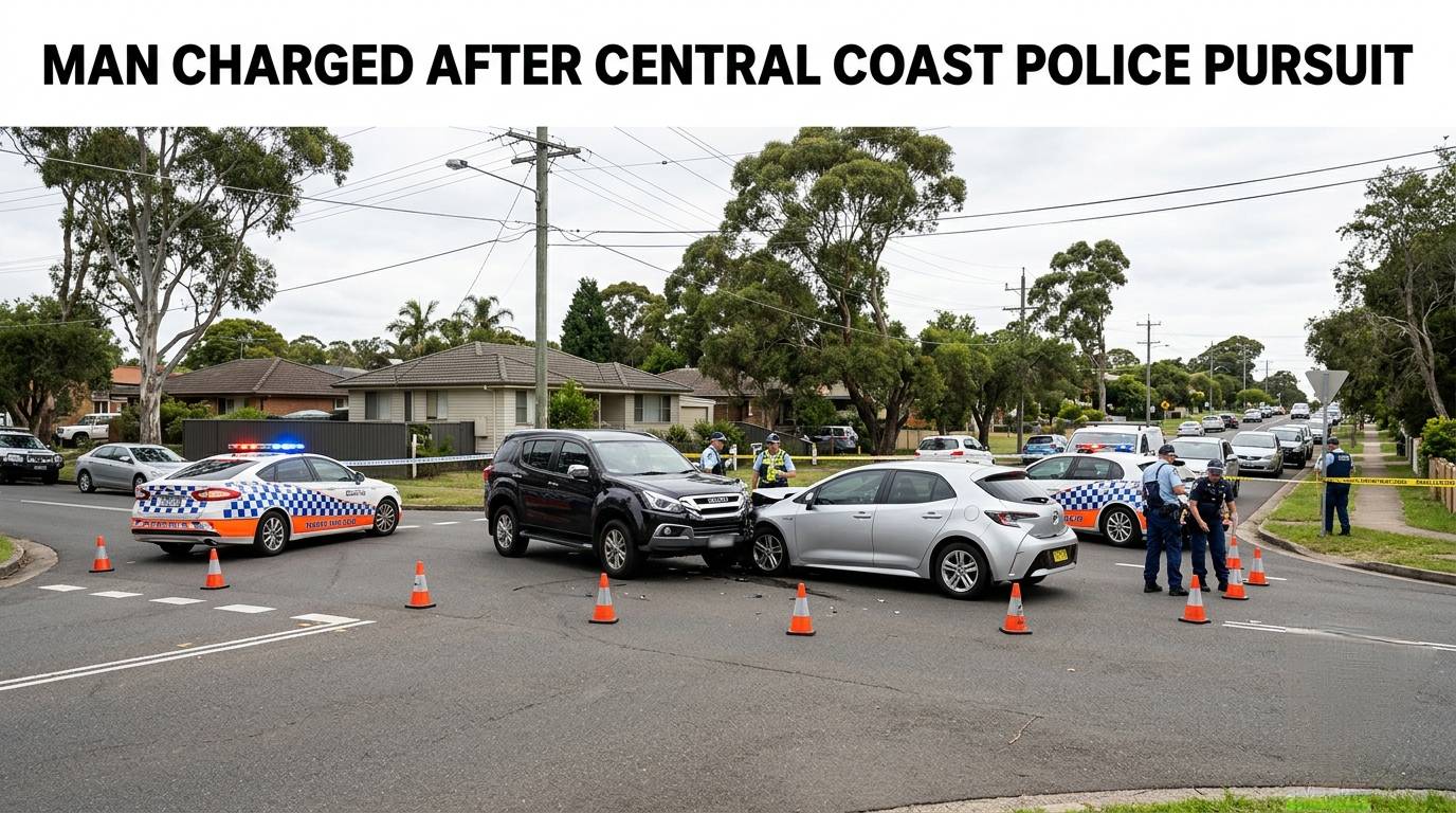 Man Charged After Alleged Stolen-SUV Pursuit on Central Coast