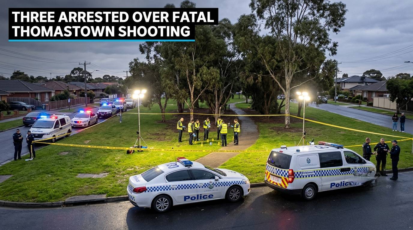 Three Arrested Over Fatal Thomastown Shooting