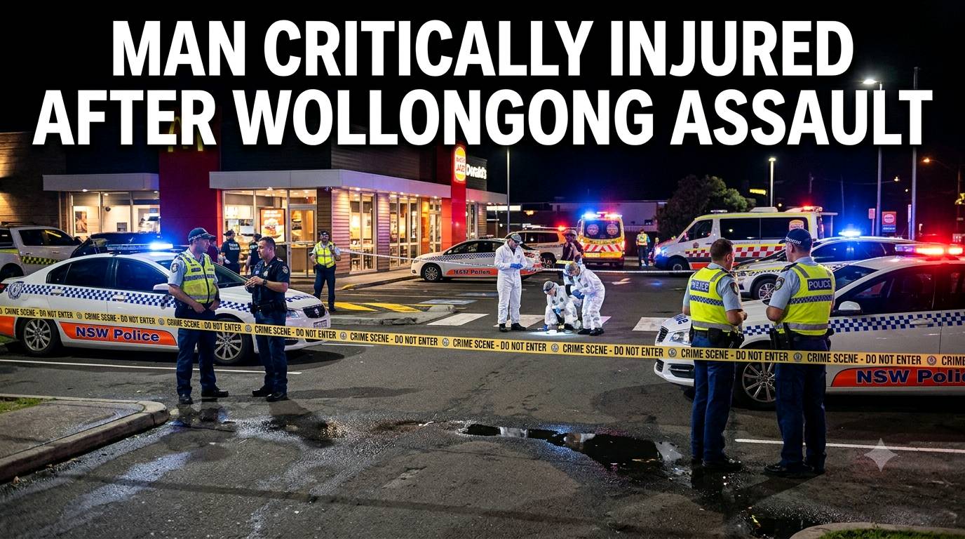 Man Remains Critically Injured After Alleged Wollongong Carpark Assault
