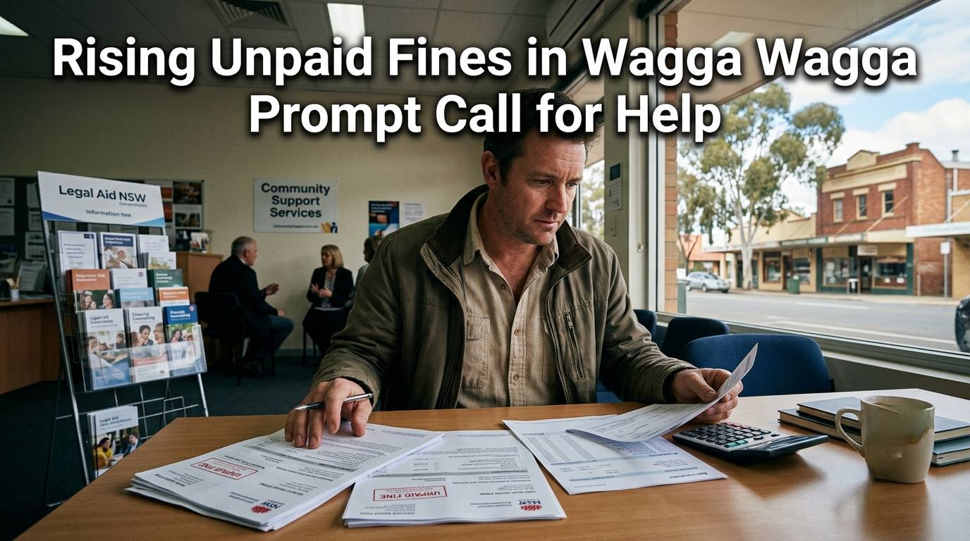 Rising Unpaid Fines in Wagga Wagga Prompt Call for Help