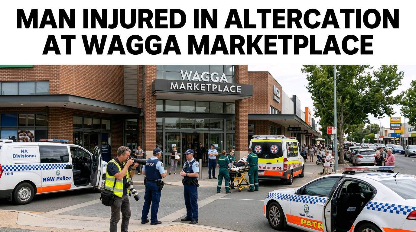 Man Injured in Altercation at Wagga Marketplace