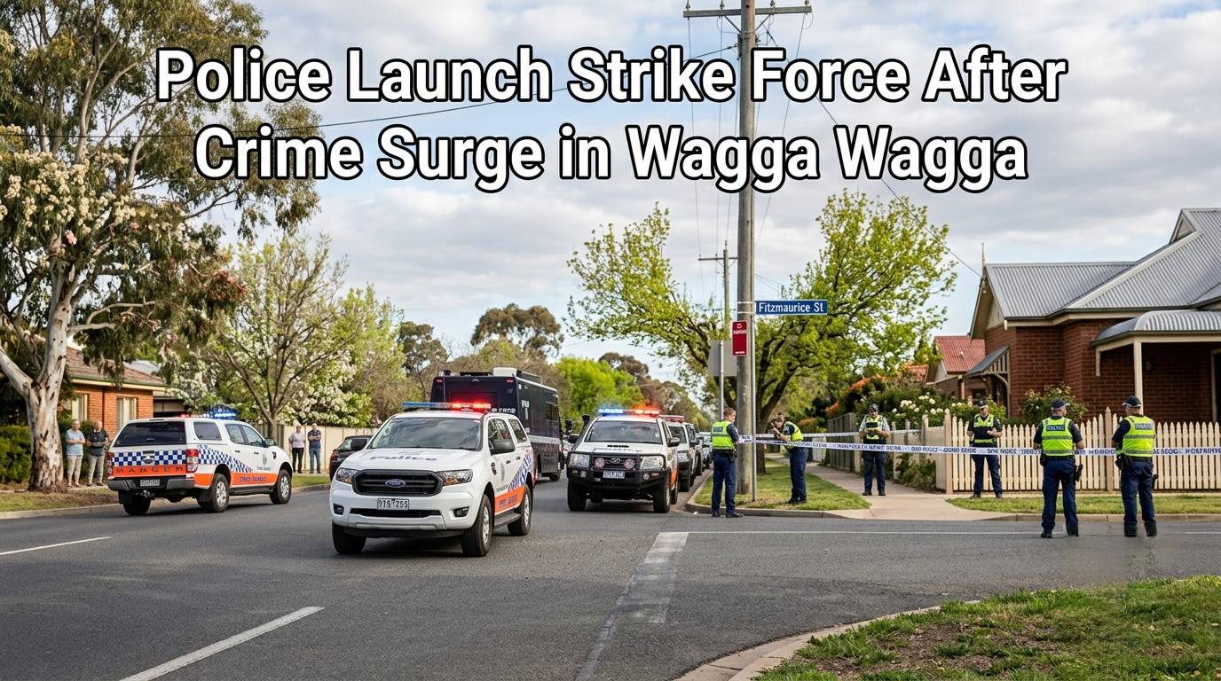 Police Launch Strike Force After Crime Surge in Wagga Wagga