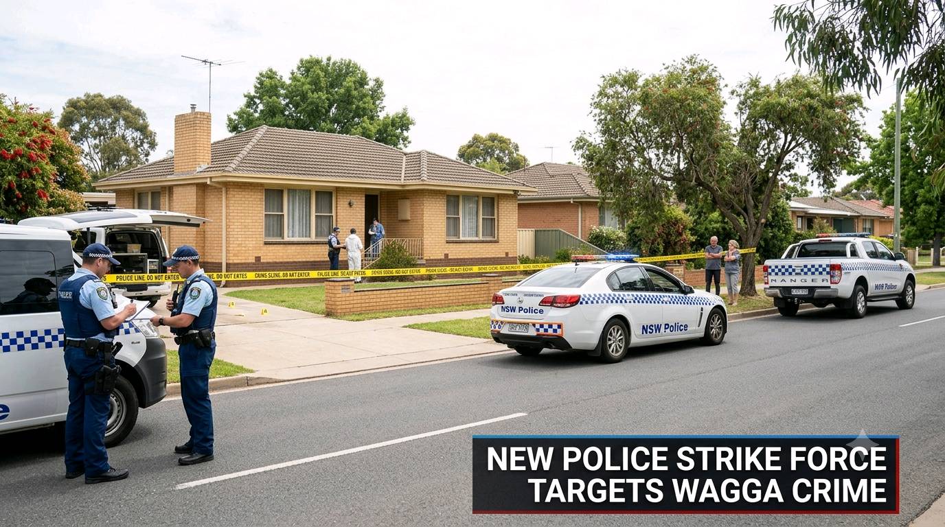 Wagga Wagga Crime Surge Prompts New Police Strike Force