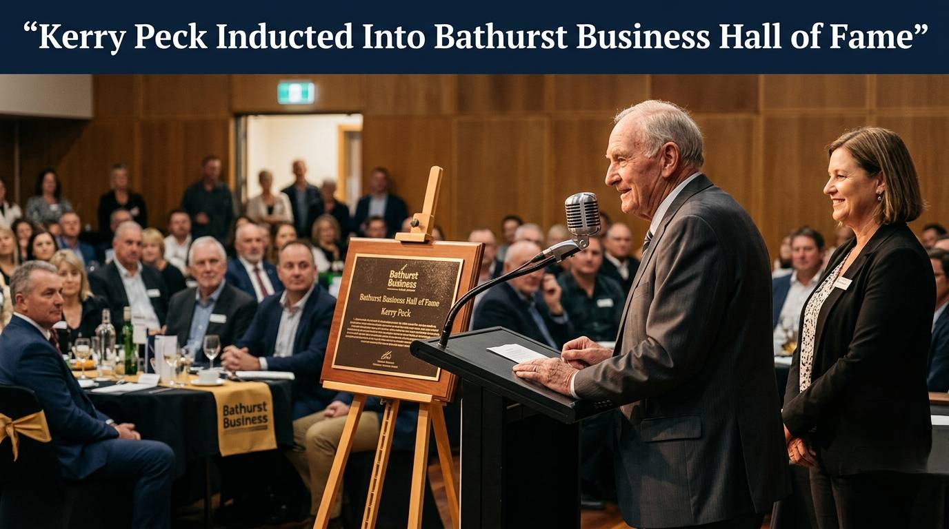 Kerry Peck Inducted Into Bathurst Business Hall of Fame