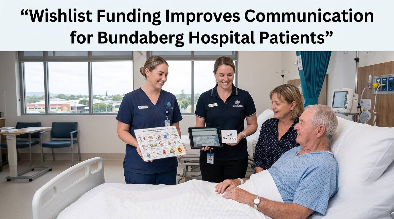 Wishlist Funding Improves Communication for Bundaberg Hospital Patients