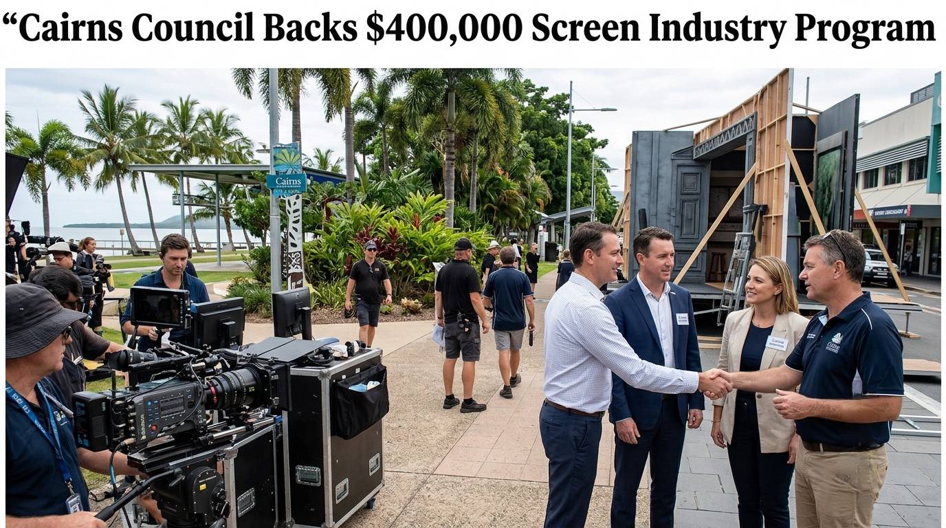 Cairns Council Backs $400,000 Screen Industry Program