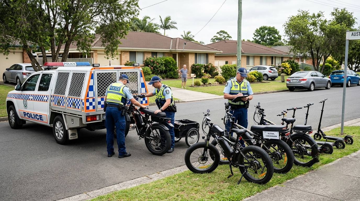Police Seize 36 Illegal E-Bikes Under New Legislation