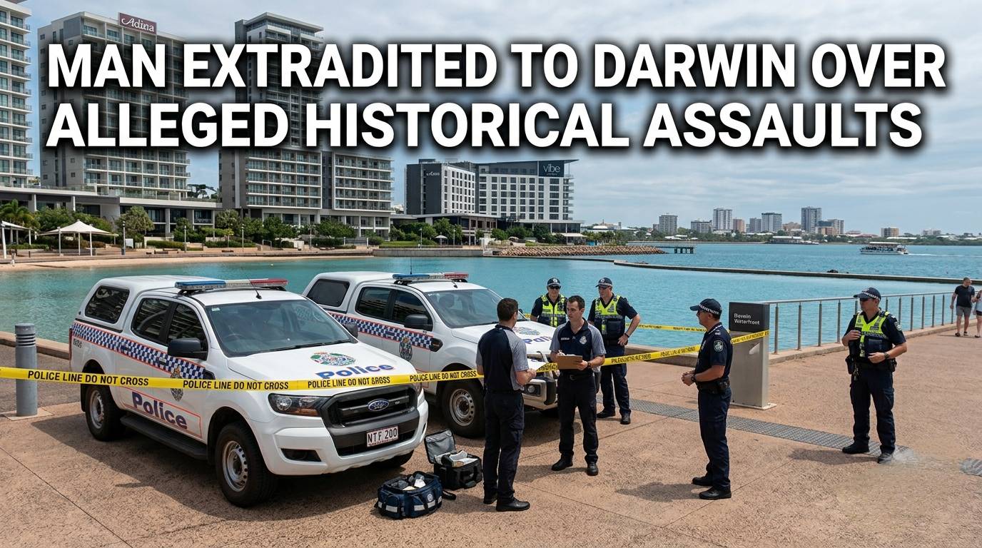 Man Extradited to Darwin Over Alleged Historical Assaults
