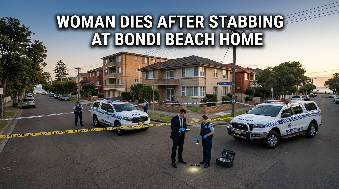 Woman Dies After Stabbing at Bondi Beach Home