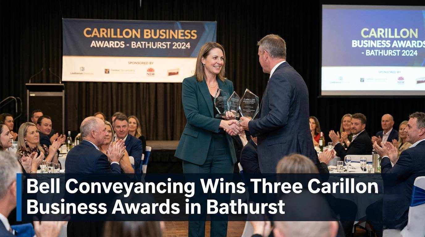 Bell Conveyancing Wins Three Carillon Business Awards in Bathurst