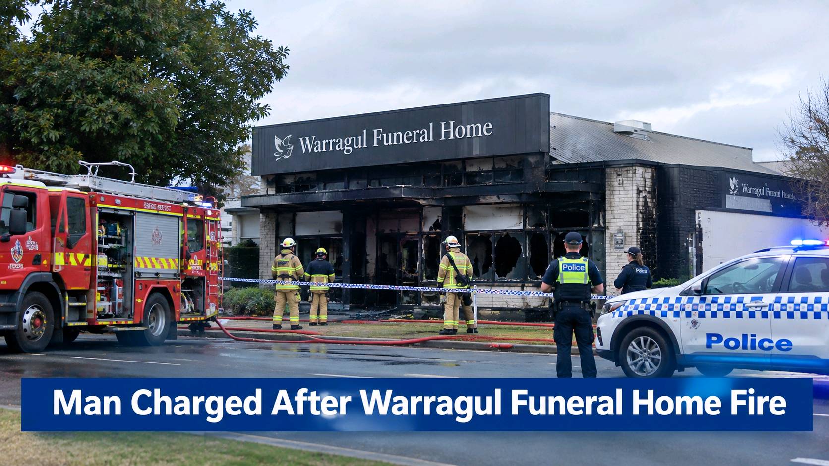 Man Charged After Warragul Funeral Home Fire