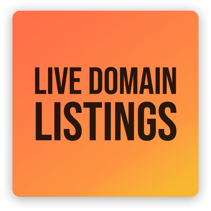 Live Domain Listings