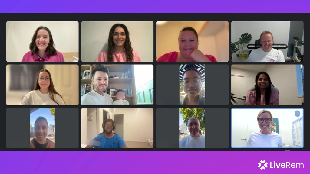LiveRem team meeting