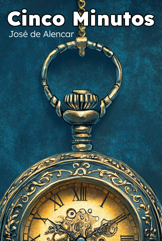 Capa do livro Cinco Minutos