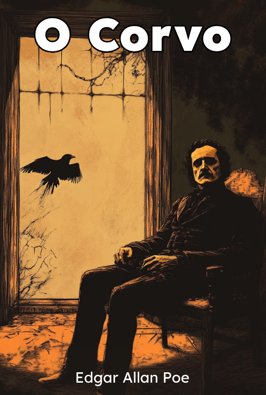 Capa do livro O Corvo, de Edgar Allan Poe