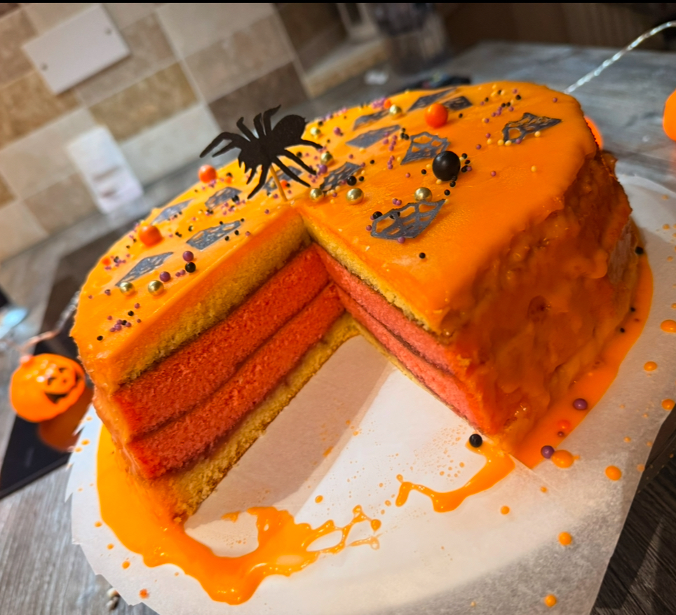 Punčová torta na Halloween